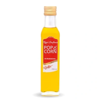 Imagen de Hopser Food Fun 250 ml aceite de Palomitas maíz con fino sabor a mantequilla natural y práctico pico vertedor