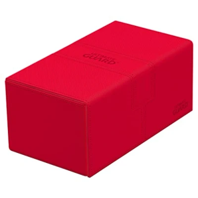 Imagen de Ultimate Guard Twin Flip`n`Tray 200+ XenoSkin Monocolor Rojo