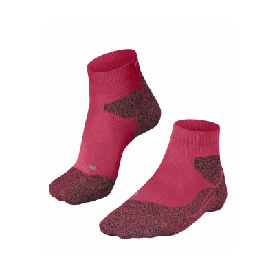 Imagen de FALKE RU Trail W So hilo funcional antiampollas 1 par, Calcetines para correr Mujer, Rojo Rose 8564, 35 36