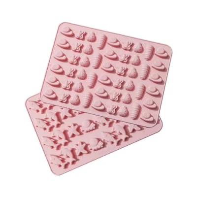 Imagen de KUBDPQOR 2 Unidades Molde de Silicona, Moldes para Comida Perro, Alfombrilla Silicona Hornear Golosinas Perros Reutilizables Galletas y