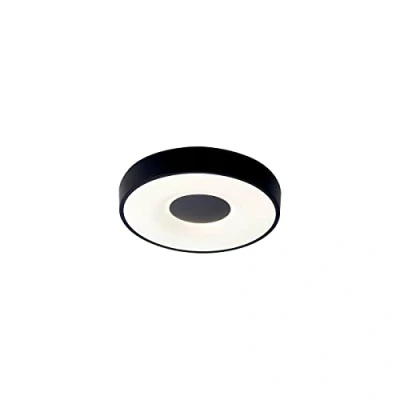Imagen de Plafón LED 56W COIN Dimable Mantra Negro Ø38 x 6.8cm altura con mando a distancia
