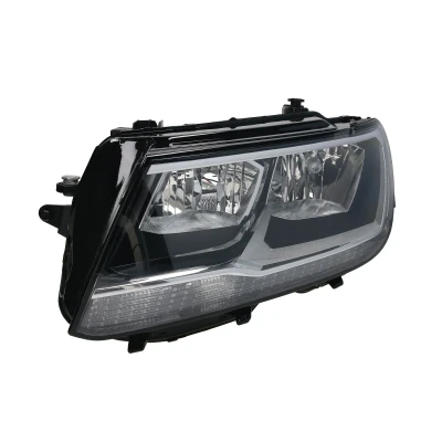 Imagen de TYC 20 16202 05 2 Faros izquierda H7/H7, PW24W con luz diurna para circulación por la derecha electromotor VOLKSWAGEN: Tiguan II