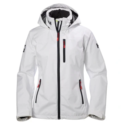 Imagen de Helly Hansen W Crew Hooded Midlayer Jacket Chaqueta, Blanco, XS Mujer