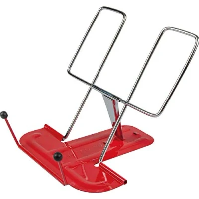 Imagen de OFITURIA ® Atril de Escritorio Metálico y Plegable Soporte para Libros Multifuncional Ligero Ideal Oficina Estudio