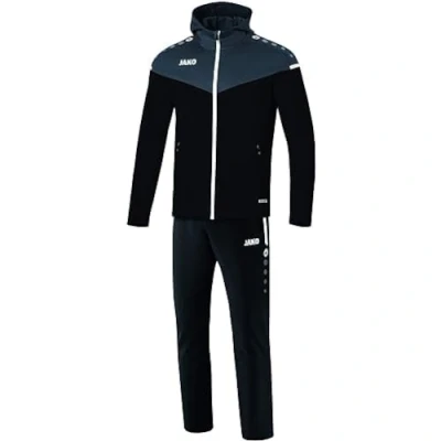 Imagen de JAKO Chándal para hombre Champ 2.0 con capucha, negro/antracita, talla L, M9620