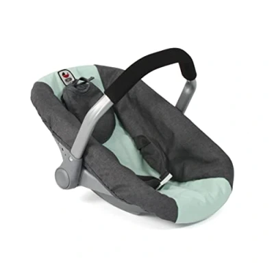 Imagen de Bayer Chic 2000 Asiento de Coche para muñecas bebé, portamuñecas, Accesorios muñecas, Color Gris Oscuro, Menta