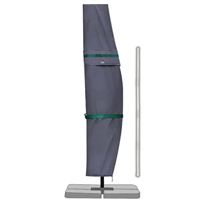 Imagen de Sekey Funda para Sombrilla, Parasol Jardín, Protectora de Sombrilla,100% poliéster,Equipado con Varilla Telescópica,Impermeable,Gris Oscuro,260 * 40/70/50CM