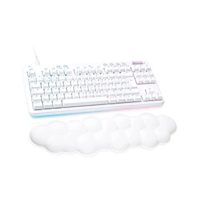 Imagen de Teclado Gaming Logitech 920 010678 Qwerty Inglés Blanco