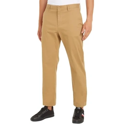 Imagen de Tommy Hilfiger Pantalón Hombre Essential Twill Chino Corte Normal, Verde (Classic Khaki), 31W / 28L