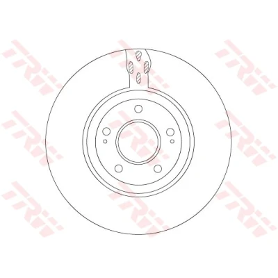 Imagen de TRW DF7302S Disco de freno 320 32 5 114,3 ventilado barnizado MITSUBISHI: Lancer 7 Limousine
