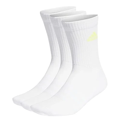 Imagen de adidas C Spw Crw 3p Calcetines, White/Lucid Cyan/Lucid Lemon/Lucid Pink, 49 51 Unisex adulto