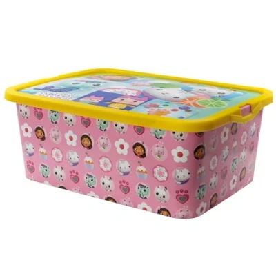 Imagen de CAJA CLICK DE ALMACENAJE CAPACIDAD 13 LITROS GABBYS DOLLHOUSE