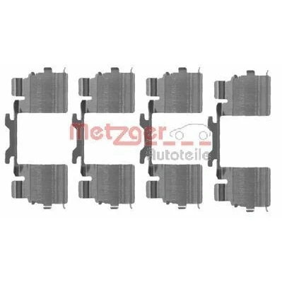 Imagen de METZGER 109 1725 Kit de accesorios, pastillas frenos FIAT: Ducato III Furgón, Camión plataforma / Chasis, IVECO: DAILY 4 Kasten/Kombi