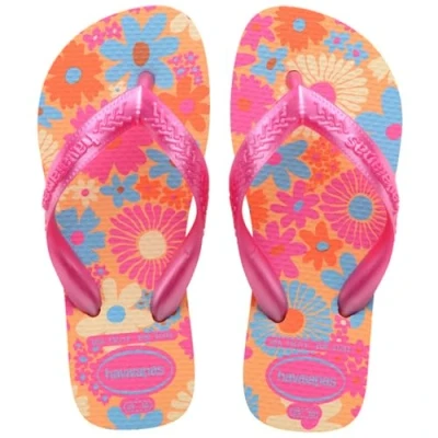 Imagen de Havaianas Kids Flores, Chanclas, Peach, 29 EU