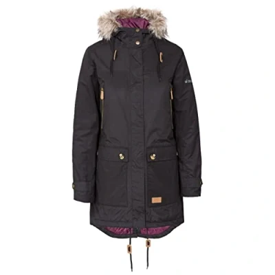 Imagen de Trespass Clea Abrigo impermeable acolchado con capucha para mujer