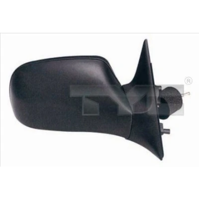 Imagen de Espejo retrovisor Tyc 325 0006 izquierda negro Ajuste por varillas, asférico OPEL: Astra F Berlina, CC, Caravan