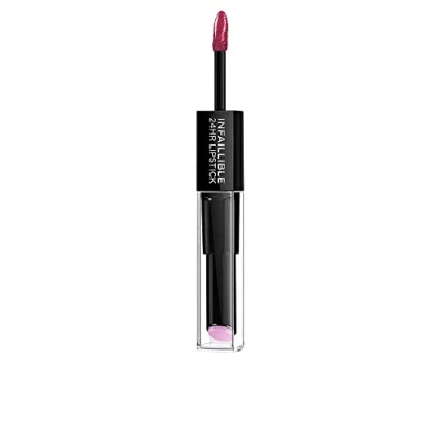 Imagen de L&#039;Oreal Paris Make up Designer Pintalabios Infalible 24 h Permanente, Color Frambuesa 214 Raspeberry for life, 1 Unidad (Paquete de 1)