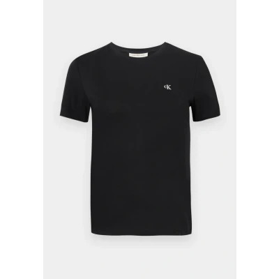 Imagen de Calvin Klein Jeans Archive CREW TEE Camiseta básica, Mujer, Talla: 3XS, Black