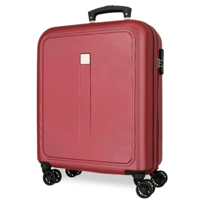 Imagen de Roll Road Camboya Maleta de Cabina Rojo 40x55x20 cms Rígida ABS Cierre combinación Lateral 37L 2,78 kgs 4 Ruedas Dobles Equipaje Mano