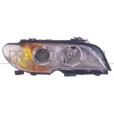 Imagen de PRASCO BM0224904 Faros izquierda H7/H7 FF blanco para circulación por la derecha con electromotor servomotor reg. alcance luces BMW: 3 Coupé