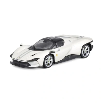 Imagen de Bburago Ferrari Daytona SP3: Modelo de Coche Escala 1:43, Signature Edition, Carcasa Dura, 10 cm, Color Blanco (18 36914)