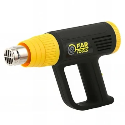 Imagen de Fartools HG 2000 Pistola de aire caliente (2000 W, 2 velocidades caldeo, 60 a 600 C, velocidad ventilación: 350 500 l/min)