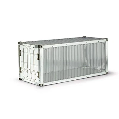 Imagen de Carson 907335 Bloqueo 1:14 20 pies. See Container Kit, RC Truck, Accesorios para Tamiya Trucks, Repuestos, Piezas de Tuning, Modelismo, 500907335, Color Plata