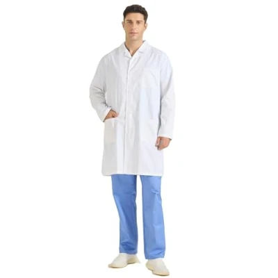 Imagen de MISEMIYA Bata Laboratorio Unisex Blanca Hombre Medico Mujer de hombre8167 XS, Blanco