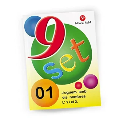 Imagen de Nou Set juguem amb els nombres 01 L&#039;1 i el 2. Quadern matemàtiques. Ed. Infantil.