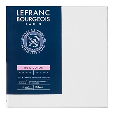 Imagen de Lefranc Bourgeois Bastidor de lona 100% algodón, 40 x cm, grosor 1,9 cm