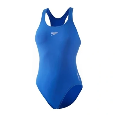 Imagen de Speedo Junior Girl&#039;S Eco Endurance+ Medalist Swimsuit Chlorine Resistance Recycled Fabric Comfort Fit Swimming Lessons Swim Holiday, Bondi Blue, 15 16 Years