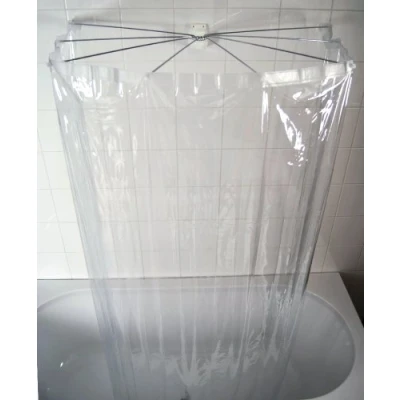 Imagen de Ridder 582000 350 Ombrella kristall Cortina de Ducha, Estructura Paraguas, Transparente