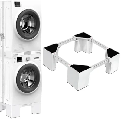 Imagen de NIUXX Base Ajustable para Muebles Pesados Soporte Lavadoras 400 kg, 46 69 cm Frigorífico/Lavadora, Lavadora Altura 16.1