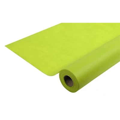 Imagen de Pro Nappe Ref R780631I 5 X Mantel no tejido spunbond desechable Rollo de 6 m largo 1,20 ancho Color verde kiwi Material resistente al desgarro, repelente agua y que se puede limpiar