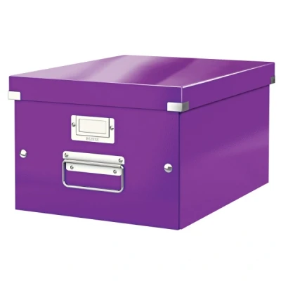 Imagen de LEITZ 60440062 Caja de archivo universal CLICK &amp; STORE mediana (281x200x369 mm) color violeta