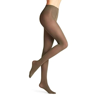 Imagen de Falke PURE 50 Denier Semiopaque Medias, Mujer, Talla: 46 48, Military