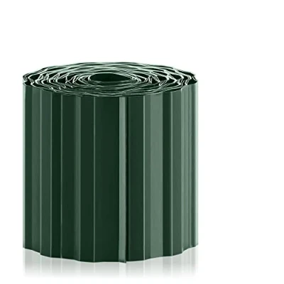 Imagen de com four® Bordes de césped plástico Borde Cama para césped, Jardinera o como Corte Longitud Personalizable
