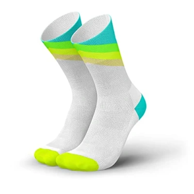 Imagen de INCYLENCE Running Calcetines para Correr, Azul, Verde, Amarillo, 35 38 Unisex Adulto