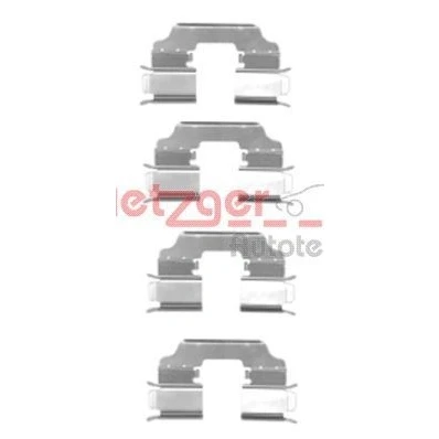 Imagen de METZGER 109 1770 Kit de accesorios, pastillas frenos RENAULT: Kangoo II Express, Be Bop