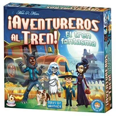 Imagen de Days of Wonder ¡Aventureros al Tren! El Tren Fantasma Juego De Trenes Fácil y Divertido para Jóvenes Exploradores a Partir 6 Años 2 4 Jugadores 15 30 Minutos por Partida Español