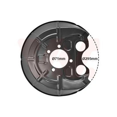 Imagen de VAN WEZEL 3768373 Chapa Protectora de Disco Freno Eje trasero izquierda OPEL: Vectra C Berlina, SAAB: 9 3 Berlina