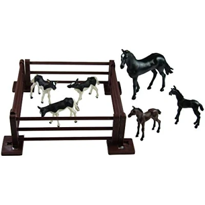 Imagen de Britains Juego de animales granja 1:32, juguetes coleccionables para niños, compatible con a escala apto coleccionistas y niños partir 3 años