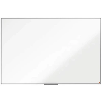 Imagen de Nobo Pizarra No Magnética de Melamina, 1800 x 1200 mm, Marco Aluminio, Fijado a la Pared con Montaje en las Esquinas, Bandeja para Rotuladores, Gama Essence, Blanco, 1915486