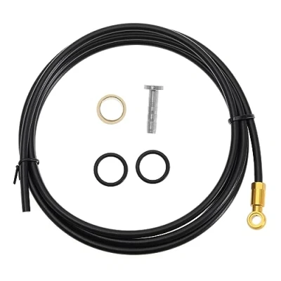 Imagen de SG Store 1 Juego de Tubos Aceite Freno Cinco Cables para Bicicleta Compatible con Shimano Deore SLX XT XTR, Kit Manguera Disco hidráulico, Accesorios