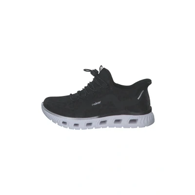 Imagen de Rieker M6066, Zapatillas Bajas Mujer, Black, 36 EU