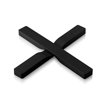 Imagen de EVA SOLO 2 salvamanteles magnéticos Nylon Recubierto de Silicona con imanes incorporados Apto para lavavajillas Colocado en Forma Transversal o Dividido Diseño danés Negro