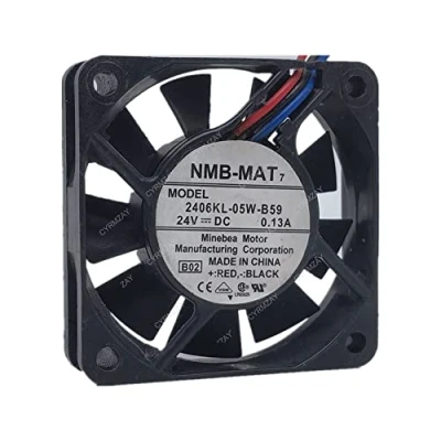 Imagen de CYRMZAY Ventilador Compatible para NMB MAT 2406KL 05W B59 6015 24V 0.13A 3 Wire cooling