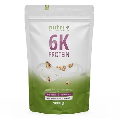 Imagen de Proteínas Complejo para la Construcción Muscular COOKIE DOUGH 1000g Proteína Aislada en Polvo con Gotas Chocolate Fitness y Culturismo Aminoácidos Aislados de BCAA
