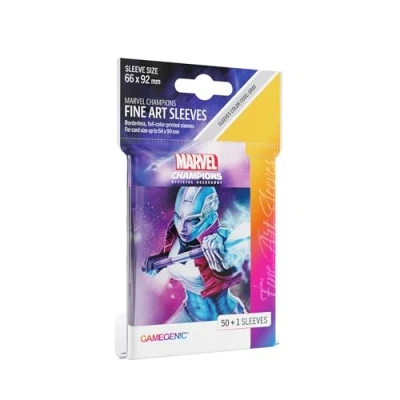 Imagen de Gamegenic Marvel Champions Sleeves Nebula Multilenguaje (incluye Español)