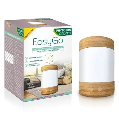 Imagen de Phytosun arôms Difusor ultrasónico inalámbrico de aceites esenciales EasyGo Nomad, funciona con batería
